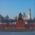 Kremlin temples at winter sunset