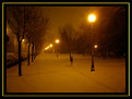 Picture Title - Zagreb at night, snowing