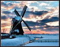 Picture Title - Mill in sunsetlight