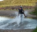 Picture Title - Crossing the pool