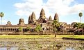 Picture Title - cambodia angkor wat with pond