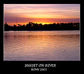 Picture Title - Sunset on river