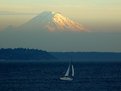 Picture Title - Mt. Rainier from the Bainbridge ferry