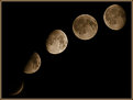 Picture Title - Five stages of the moon