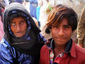 Picture Title - Blind faqir with her son 