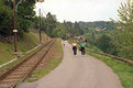 Picture Title - railway and road