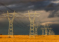 Picture Title - Pylons in storm
