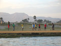 Picture Title - Football on the bank of the Nile