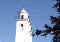 Picture Title - Colonial Church on Blue Sky