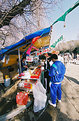 Picture Title - Stalls at Cherry Blossom Time