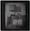 Picture Title - Bed, Book, Lamp