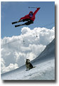 Picture Title - flying kid and nice dog