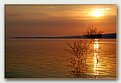 Picture Title - Sunset, Lake and Trees