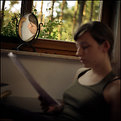 Picture Title - Masha is reading