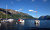 deep blue lake Como