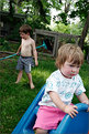 Picture Title - Tilted #1: Backyard Play