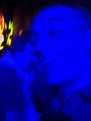 Picture Title - Nightlife: Blue Portrait of a Man