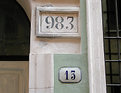 Picture Title - old and new street numbers