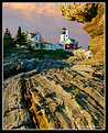 Picture Title - Rock Formation at Pemaquid Point