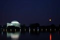 Picture Title - Jefferson Memorial and Moon
