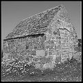 Picture Title - the hut in B&W