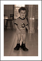 Picture Title - Walking on Daddy's Shoes
