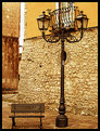 Picture Title - bench and street lamp