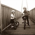 Picture Title - My kids on a bridge