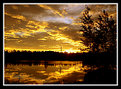 Picture Title - Sunset at lake Timika