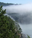 Picture Title - Deception Pass in Fog