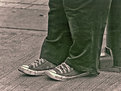 Picture Title -   The Tennis Shoes of my Friend ; CHARLES Z.