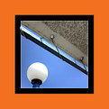 Picture Title - Lamp, sky & shed