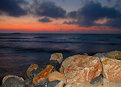 Picture Title - sunset rocks