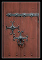 Picture Title - Red Door with Ornate Hardware