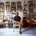 Picture Title - Colin with his mended chairs