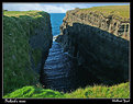 Picture Title - Deep blue between the cliffs
