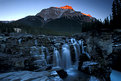 Picture Title - Alpenglow & Falls