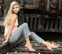 Picture Title - Cindy on the Tracks 2