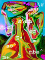 Picture Title - dayglo jester jesting