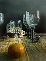 Picture Title - A study for a still life with tangerine