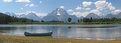 Picture Title - Canoe at Oxbow Bend Pano