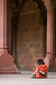 Picture Title - Girl at the Red Fort, Delhi
