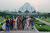 Visitors to the Baha'i Temple Delhi