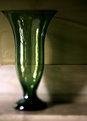 Picture Title -  claire's green glass vase