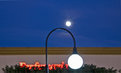 Picture Title - Moonrise Street Lamp
