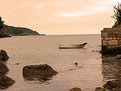 Picture Title - A lonely boat in an orange day