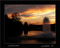 Picture Title - Fountain sunset