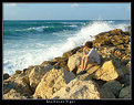 Picture Title - Waves in the port of Jaffa