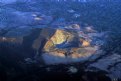 Picture Title - Morning Flight. Sun Light on Mountain.