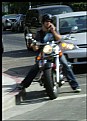 Picture Title - Biker on Cell Phone